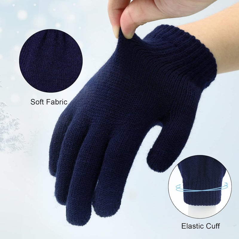 POXIMI Store Baby Warm Earmuffs Kid Magic Gloves Girl Soft Plush Ear Muffs Toddler Knit Mittens for Boy Winter Ear Warmer Set - Image 5